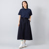 モデル身長163cm,ROKXのWMN'S STREET SKIRT|NISHIGUCHI KUTSUSHITAのシルクコットン天竺ソックス,https://market.e-begin.jp/products/sct_rok0259q_lala|https://market.e-begin.jp/products/knw_ngk0575k_lala