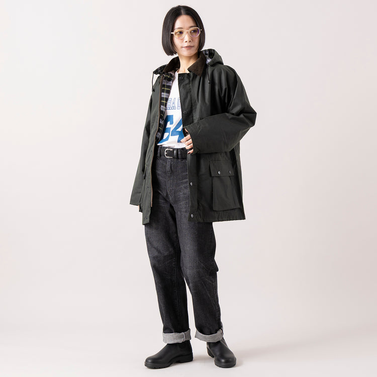 モデル身長165cm,RockallのBOLTON WAX JKT|SIERRA DESIGNSのフットボールTEE|caquのmodern classic|BlundstoneのORIGINALAS VEGAN|LE FOONのCrown panto pc-classic,https://market.e-begin.jp/products/fav_roc1295s_lala|https://market.e-begin.jp/products/arg_sie1183s_lala|https://market.e-begin.jp/products/tan_caq1278s_lala|https://market.e-begin.jp/products/sed_bld0572l_lala|https://market.e-begin.jp/products/lef_lef1273s_lala