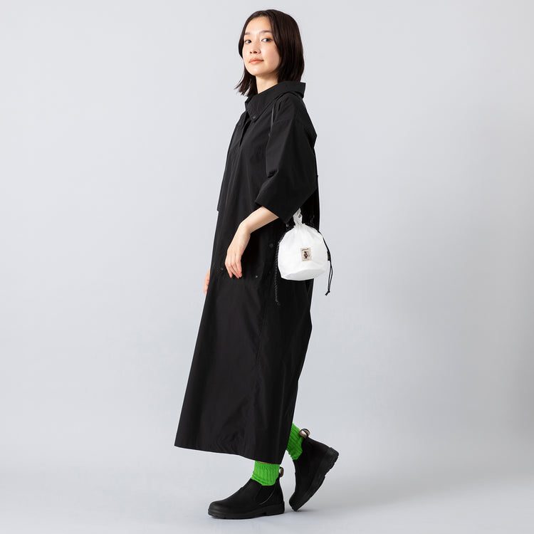 モデル身長163cm,SEESETのUVカットできるアクティブサマードレス|BlundstoneのORIGINALS LOW CUT|NISHIGUCHI KUTSUSHITAのリネンリブソックス,https://market.e-begin.jp/products/tka_sst0619q_lala|https://market.e-begin.jp/products/sed_bld0571l_lala|https://market.e-begin.jp/products/knw_ngk0574k_lala