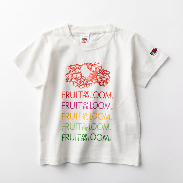 FRUIT OF THE LOOM | フルーツオブザルーム Begin別注 KIDSロゴTシャツ