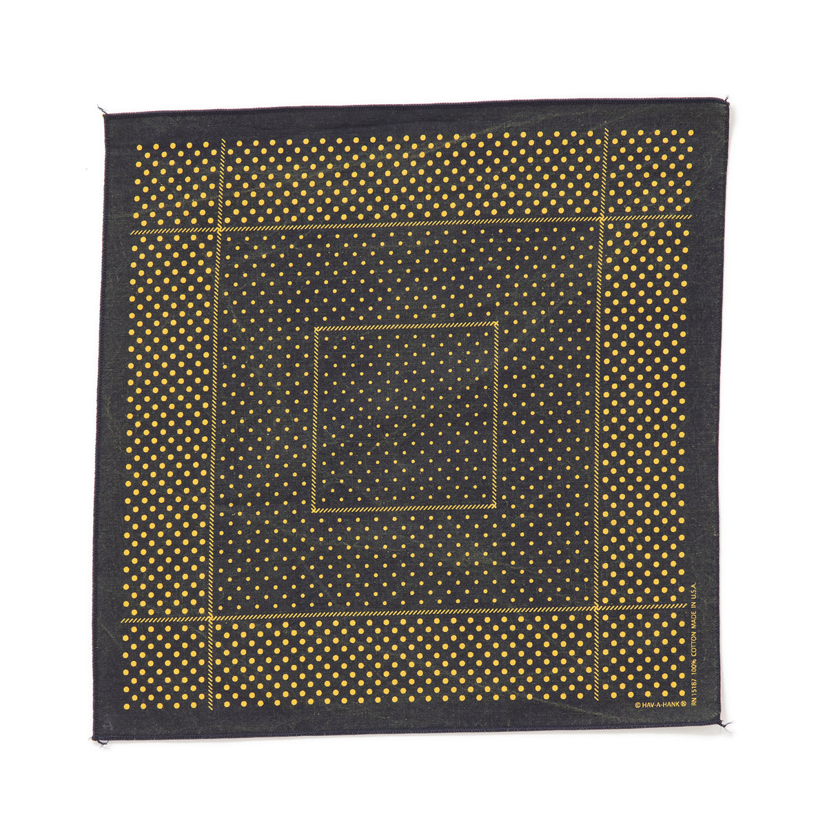 HAV-A-HANK | ハバハンク OVER DYED DOTS HANKY