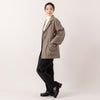 モデル身長163cm,YARMO THE UNIFORMのチェックジャケット|WHITE MAILSのタートルネック|ARCH&LINEのSTRETCH CREW PANTS|タイドウェイの2WAY MOSSボストン,https://market.e-begin.jp/products/gra_ytu1214s_lala|https://market.e-begin.jp/products/hrt_wns0730n_lala|https://market.e-begin.jp/products/ach_ach1163s_lala|https://market.e-begin.jp/products/snk_tid0304j_lala