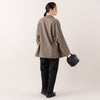 モデル身長163cm,YARMO THE UNIFORMのチェックジャケット|WHITE MAILSのタートルネック|ARCH&LINEのSTRETCH CREW PANTS|タイドウェイの2WAY MOSSボストン,https://market.e-begin.jp/products/gra_ytu1214s_lala|https://market.e-begin.jp/products/hrt_wns0730n_lala|https://market.e-begin.jp/products/ach_ach1163s_lala|https://market.e-begin.jp/products/snk_tid0304j_lala