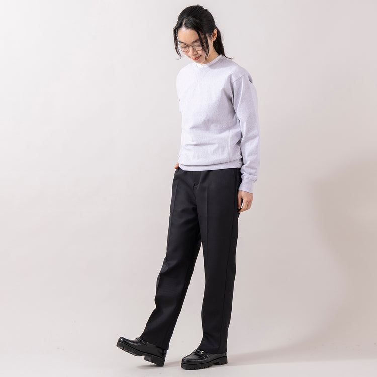 モデル身長 165cm（着用サイズS）,MANUAL ALPHABETのBROAD BAND COLOR SHIRT|MANUAL ALPHABETのTWILL SEMI- EASY TROUSERS for Lala Begin|rapiécageのアジャストダブルパイプコードネックレス,https://market.e-begin.jp/products/mks_man0870j_lala|https://market.e-begin.jp/products/grd_gym0090u_lala|https://market.e-begin.jp/products/mks_man0093u_lala|https://market.e-begin.jp/products/rdx_rpc0106u_lala