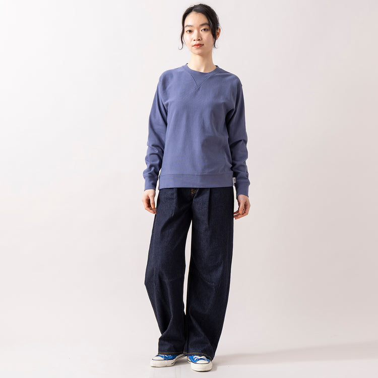 モデル身長 165cm（着用サイズS）,NEEDBY heritageのHARPER|rapiécageのダブルUラインイヤカフ,|https://market.e-begin.jp/products/gsr_ndh0025u_lala|https://market.e-begin.jp/products/rdx_rpc0110u_lala