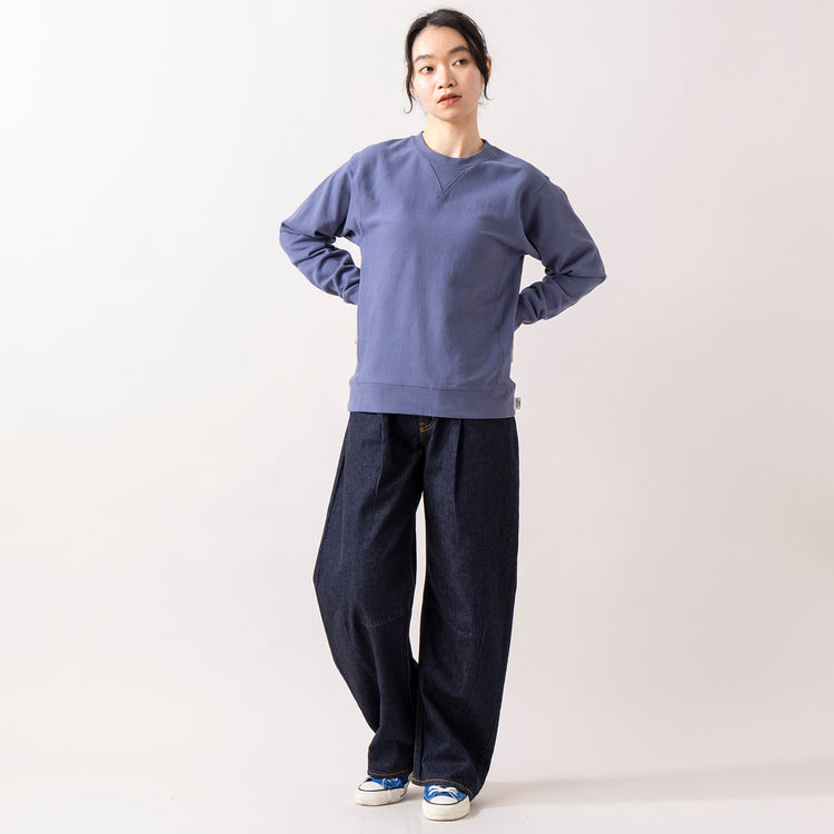 モデル身長 165cm（着用サイズS）,NEEDBY heritageのHARPER|rapiécageのダブルUラインイヤカフ,|https://market.e-begin.jp/products/gsr_ndh0025u_lala|https://market.e-begin.jp/products/rdx_rpc0110u_lala