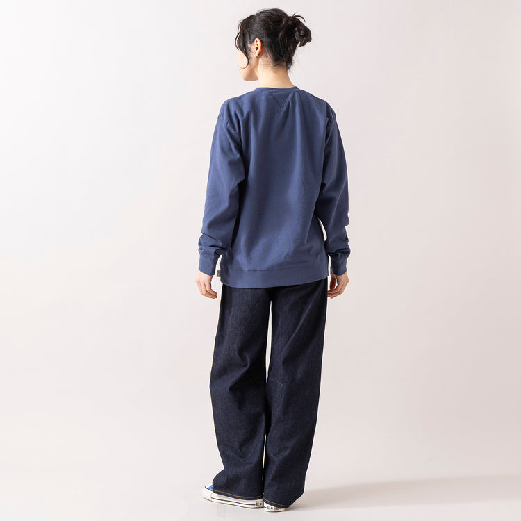 モデル身長 165cm（着用サイズM）,NEEDBY heritageのHARPER|rapiécageのダブルUラインイヤカフ,|https://market.e-begin.jp/products/gsr_ndh0025u_lala|https://market.e-begin.jp/products/rdx_rpc0110u_lala