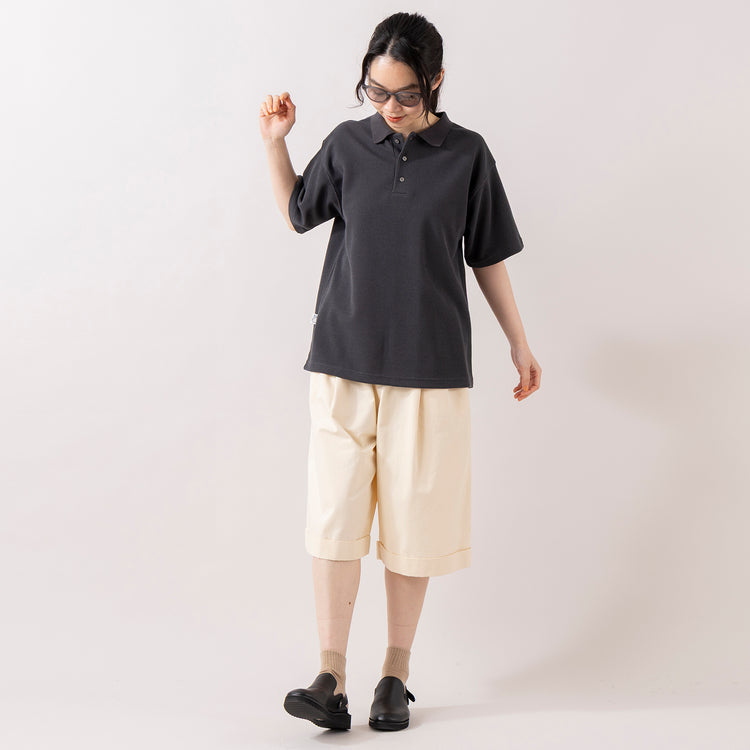 モデル身長 165cm,HEAVENLYのCotton Twill Short Pants|GLENFIELDのシャークソールビジネスサンダル|TYMERのELIOT,https://market.e-begin.jp/products/dlt_hvr0160u_lala|https://market.e-begin.jp/products/jal_gfd0392q_lala|https://market.e-begin.jp/products/rid_tym0043r_lala