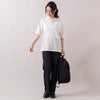 モデル身長 165cm,MANUAL ALPHABETのTWILL SEMI- EASY TROUSERS for Lala Begin|NESKのバックパックM|rapiécageのステンレスフラワープレートブレスレット,https://market.e-begin.jp/products/mks_man0093u_lala|https://market.e-begin.jp/products/ten_nsk0150u_lala|https://market.e-begin.jp/products/rdx_rpc0109u_lala