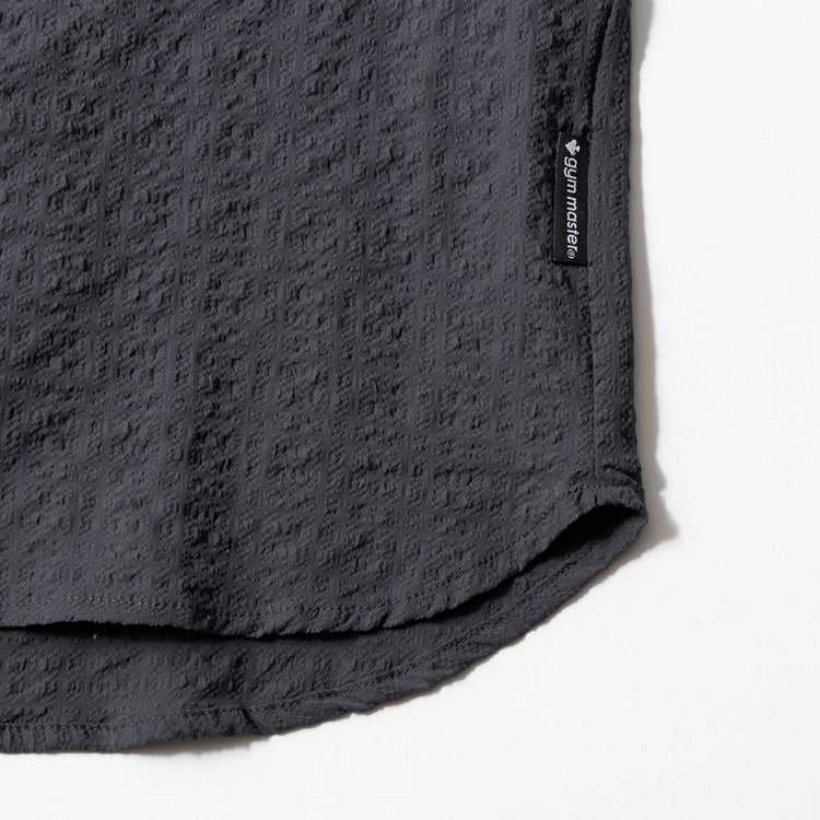 gym master | ジムマスター　Ultla-Light-シアサッカー スナップボタンシャツ