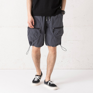 SILK DOUBLE CRAPE WIDE SHORTS [2023AW] シルクショートパンツ