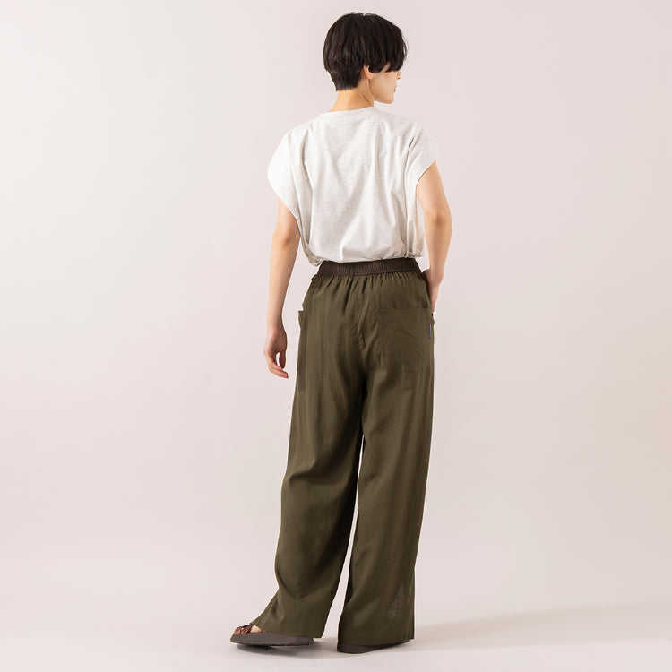 モデル身長 163cm,TUTIE.のコットンソロナフレンチスリーブTシャツ|MALIBU SANDALSのCANYON NATIVE,https://market.e-begin.jp/products/equ_tte0280u_lala|https://market.e-begin.jp/products/sed_mls0292u_lala
