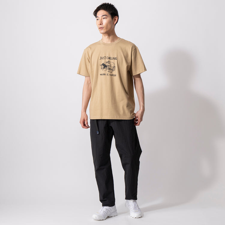 gym master | ジムマスター “JUST CHILLING”プリント 5.6oz Tee