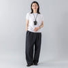 モデル身長160cm,euphoric moodのTwill Wrap Pants|GLENFIELDのシャークソールビジネスサンダル|MATOWのTsuki 朧月 -おぼろづき- / スクエア シルバー レザー|CRONY.のMIKAGE Neck Wallet,https://market.e-begin.jp/products/hpn_eup0430s_lala|https://market.e-begin.jp/products/jal_gfd0392q_lala|https://market.e-begin.jp/products/bey_mtw0356s_lala|https://market.e-begin.jp/products/ald_crn0440s_lala