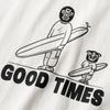 gym master | ジムマスター “GOOD TIMES”プリント 6.2ozピグメントビッグTee