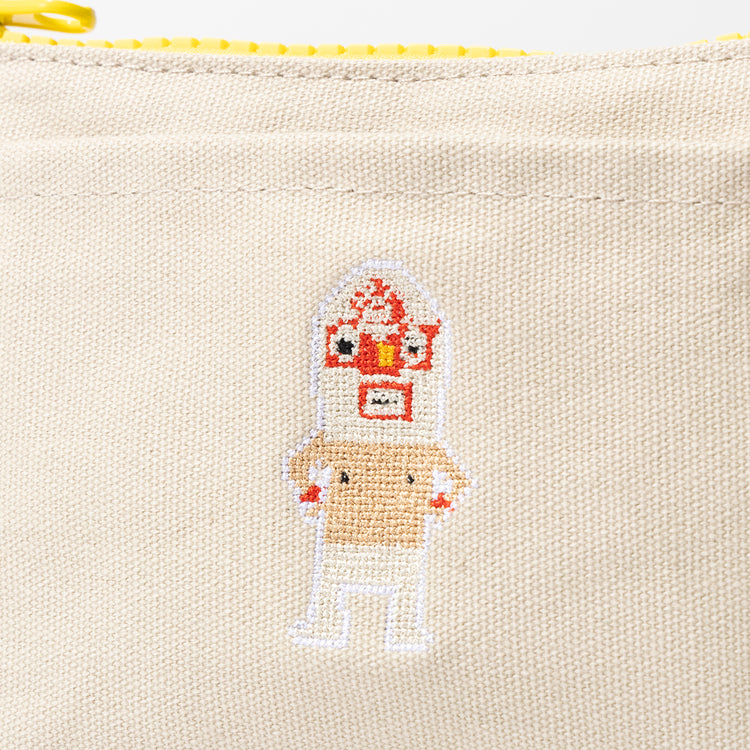 gym master | ジムマスター　レスラードット絵刺繍ミニポーチ