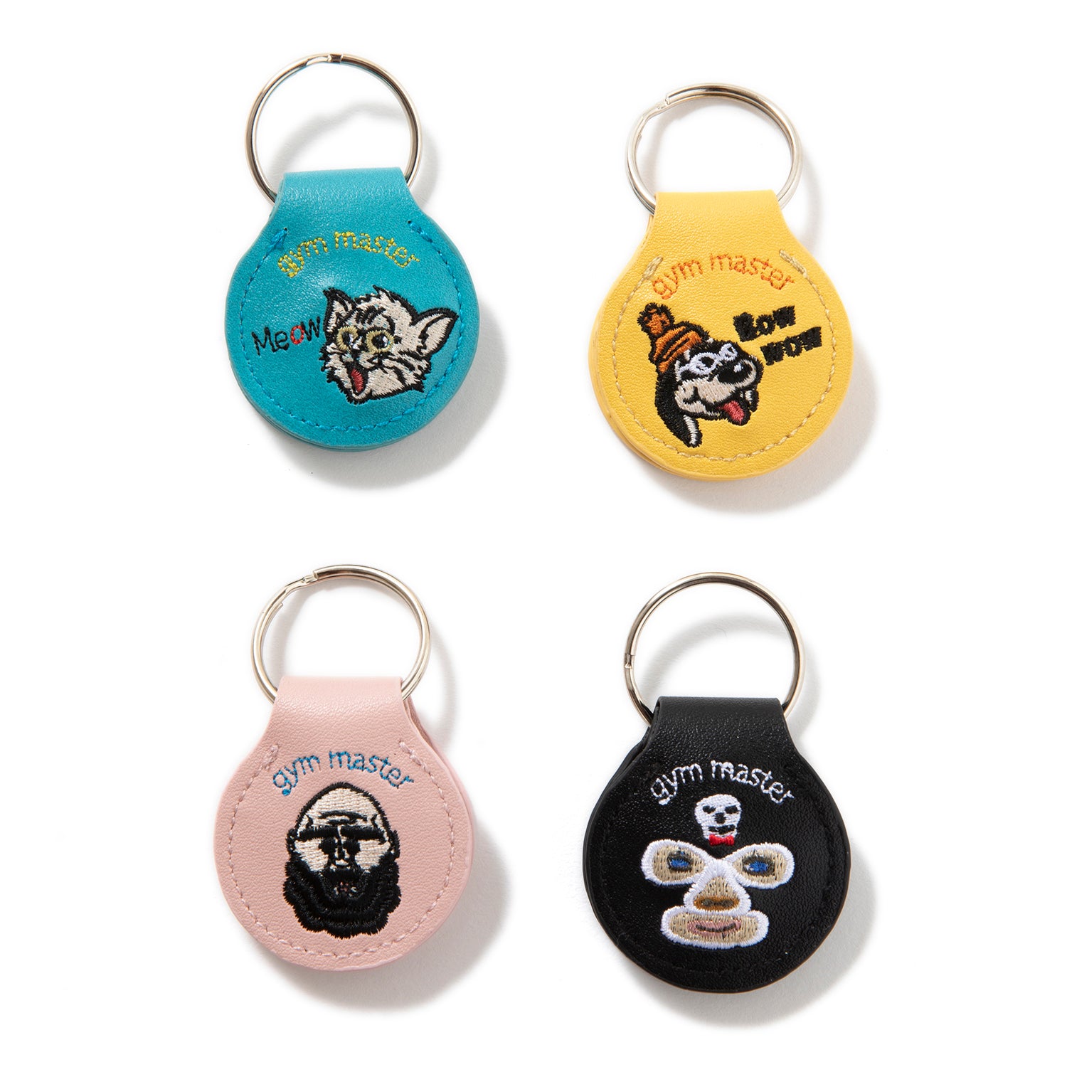 gym master | ジムマスター “HAPPY PAINT”刺繍コインキーホルダー