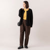 モデル身長163cm,HEAVENLYのWool Mix Smooth Knit Cardigan|gym masterのダブルフェイス クルーネック|ARCH&LINEのSTRETCH CREW PANTS|DiuのLilio,https://market.e-begin.jp/products/dlt_hvr1189s_lala|https://market.e-begin.jp/products/grd_gym1194s_lala|https://market.e-begin.jp/products/ach_ach1163s_lala|https://market.e-begin.jp/products/cil_diu1167s_lala