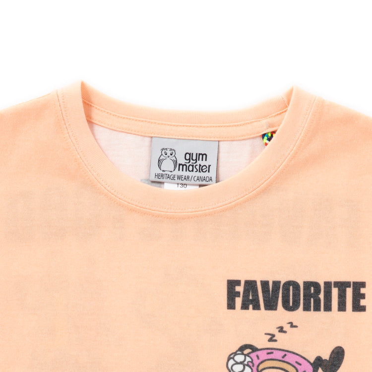 gym master | ジムマスター　【for KIDS】 “FAVORITE FOOD” 5.8oz T/Cドライ プリントTee