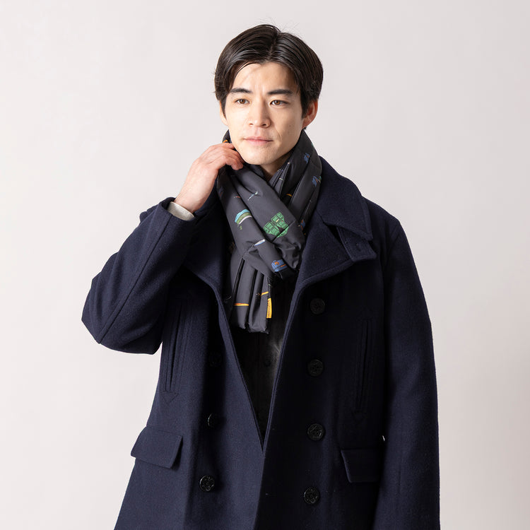 gym master | ジムマスター　“HAPPY PAINT” パデッドマフラー