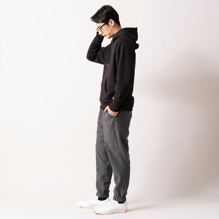 着用サイズ L(身長180cm)　03) グレーxチャコール（裏面）