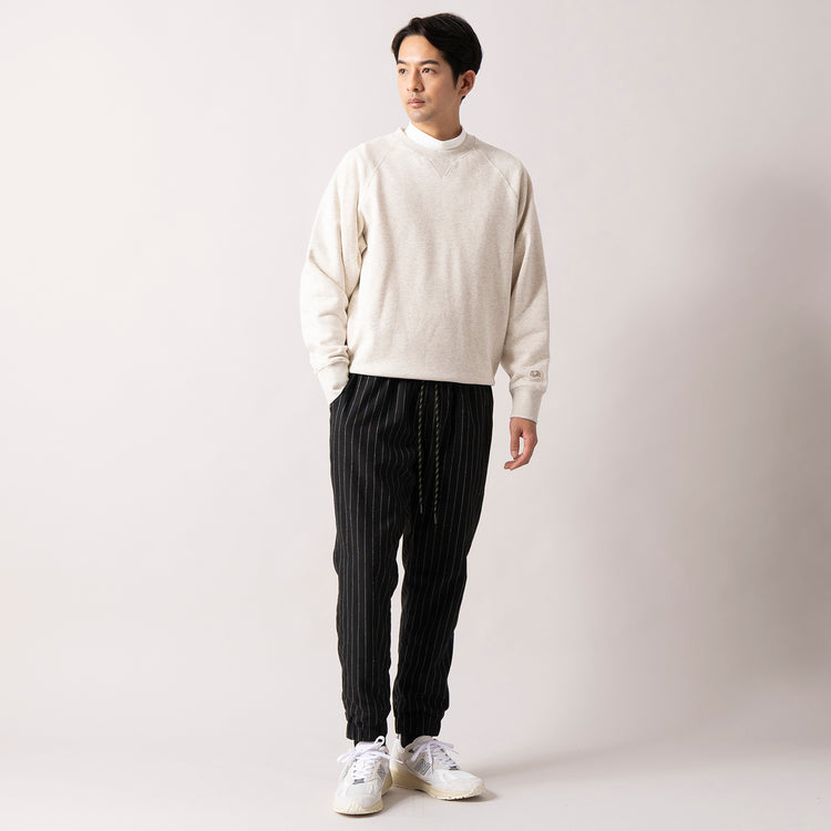 着用サイズ L(身長180cm)　05) ブラックxブルー（表面）