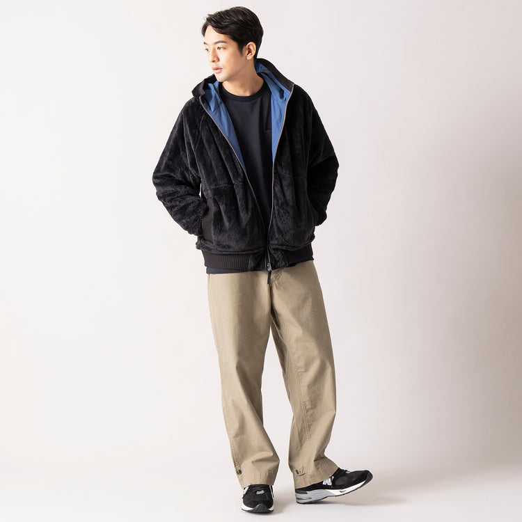 着用サイズ L(身長180cm)　05) ブラックxブルー（表面）