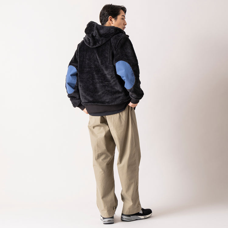 着用サイズ L(身長180cm)　05) ブラックxブルー（表面）