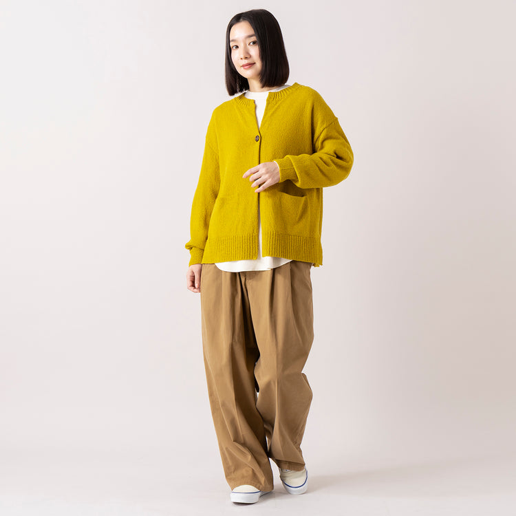 モデル身長 163cm（着用サイズ25）,HEAVENLYのKnit 2button Cardigan|Healthknitのサーマルキングラッセルハニカム クルーネック長袖|,https://market.e-begin.jp/products/dlt_hvr0018u_lala|https://market.e-begin.jp/products/she_hea0004u_lala