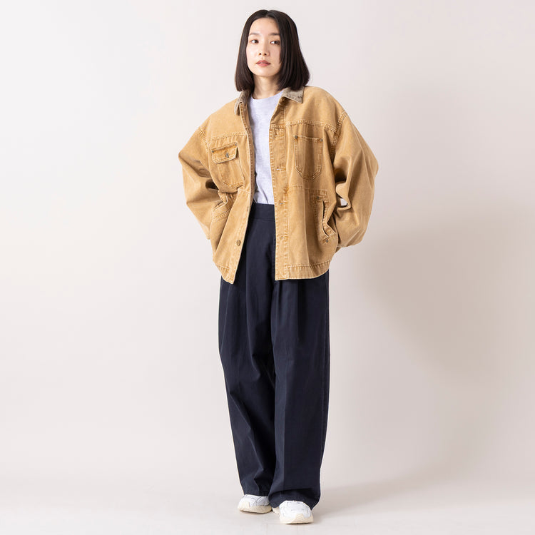 モデル身長 163cm（着用サイズ25）,RNA-Nのデトロイトジャケット|PROGRESS RUNNING CLUBの1998 COTTON L/S T,https://market.e-begin.jp/products/tky_rnn0015u_lala|https://market.e-begin.jp/products/gra_pgr1060s_lala