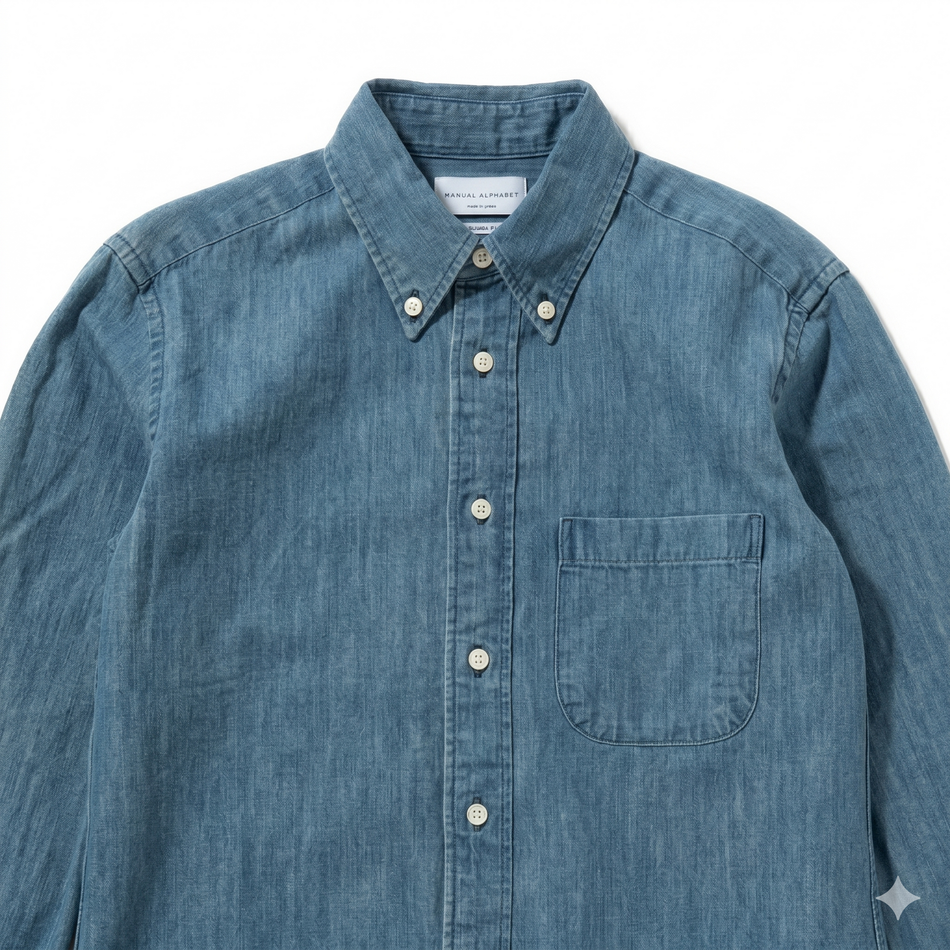 MANUAL ALPHABET | マニュアルアルファベット 6oz DENIM BD SHT