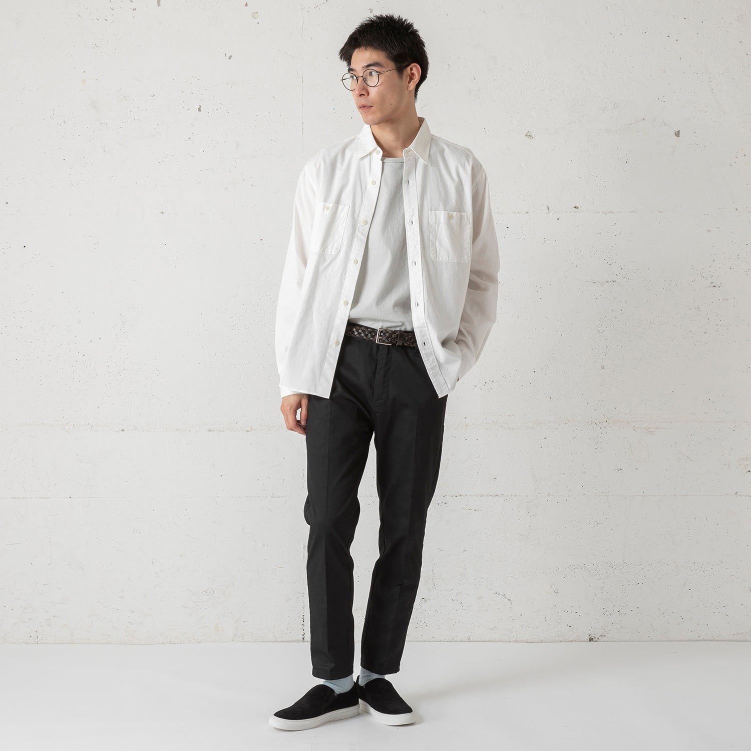 ALCARZA | アルカーザ ダンガリーワークシャツ