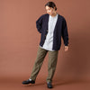 モデル身長163cm,Yonetomi NEW BASICのブレザーカーデ|UNIVERSAL OVERALLの2TUCK TOWN PROOF PANTS|Jalan Sriwijayaのネイビービットローファー VIBRAMソール,https://market.e-begin.jp/products/yts_ynt0382p_lala|https://market.e-begin.jp/products/dre_uni0247r_lala|https://market.e-begin.jp/products/gmt_srw1032p_lala