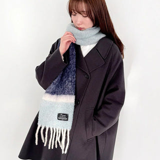 Finissage | フィニサージュ　マルチカラーブークレマフラー