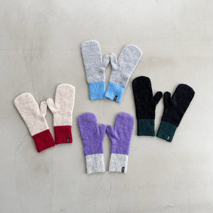 Finissage | フィニサージュ　テンダーバイカラーミトン