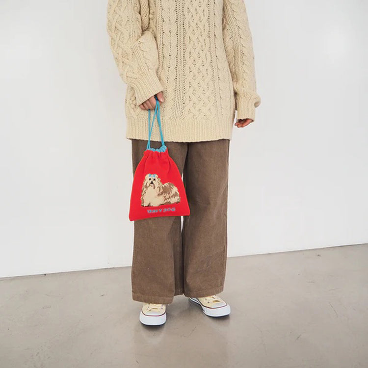 Joli Joli | ジョリジョリ　ジャガード巾着