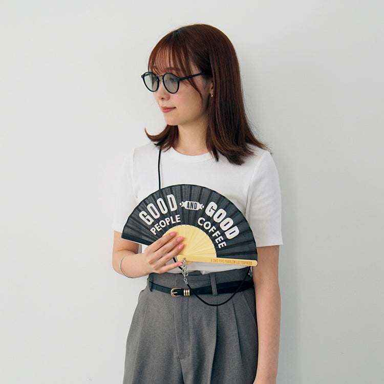 RICCA | リッカ　TWO PIPE ストラップ扇子