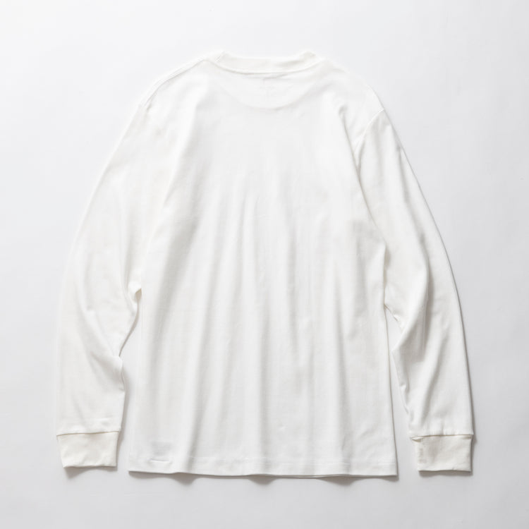 Hanes | ヘインズ　スエードニット クルーネックロングスリーブTシャツ