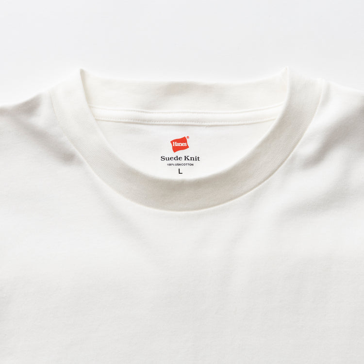Hanes | ヘインズ　スエードニット クルーネックロングスリーブTシャツ