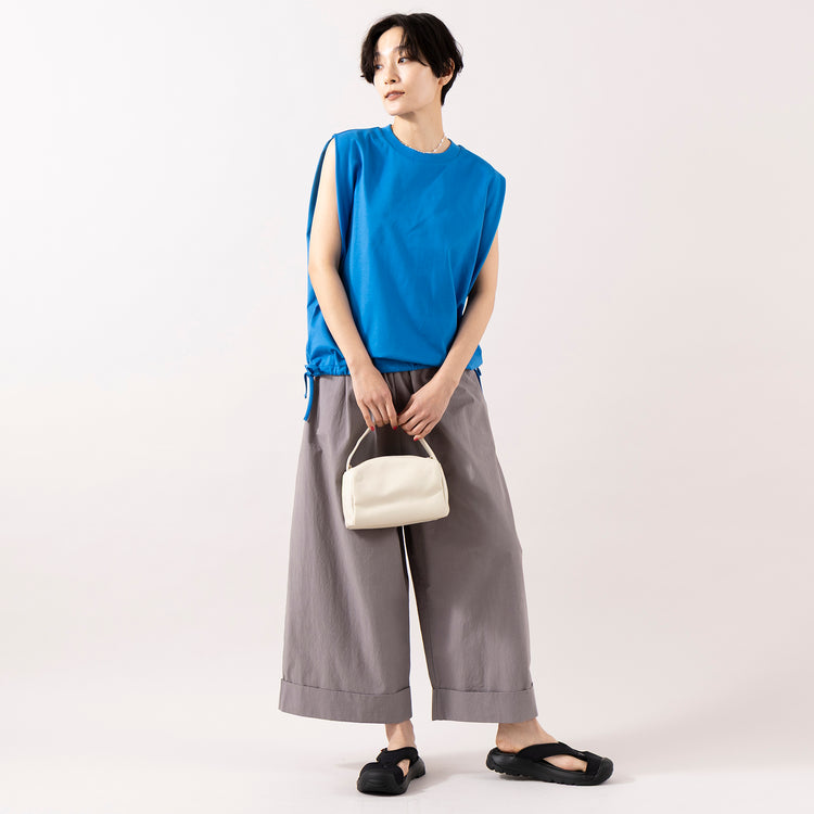 モデル身長 163cm,HEAVENLYのCotton Dump Washer Double Wide Pants|UNIVERSAL OVERALLのUO34|rapiécageのフラワープレートチェーン アジャストネックレス,https://market.e-begin.jp/products/dlt_hvr0300u_lala|https://market.e-begin.jp/products/sed_uni0291u_lala|https://market.e-begin.jp/products/rdx_rpc0310u_lala