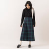 モデル身長165cm,euphoric moodのThimble Rib Tops|Glen Fyneのチェックプリーツラップスカート|mate-monoのてかてかショルダーバッグ|meri ja kuuのリブ先丸シルクコットンソックス|in moodの2連パール×シルバーネックレス,https://market.e-begin.jp/products/hpn_eup1008s_lala|https://market.e-begin.jp/products/imx_glf0082r_lala|https://market.e-begin.jp/products/kom_mte1003s_lala|https://market.e-begin.jp/products/hpn_mjk1012s_lala|https://market.e-begin.jp/products/inm_inm0825p_lala