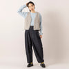 モデル身長165cm,euphoric moodのThimble Rib Tops|HEAVENLYのKnit Shaggy Yarn Vest|URCH RNAのコックさんの5ポケットパンツ ONE WASH,https://market.e-begin.jp/products/hpn_eup1008s_lala|https://market.e-begin.jp/products/dlt_hvr0998s_lala|https://market.e-begin.jp/products/tky_urr0784s_lala