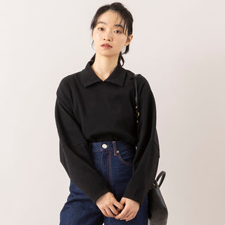 euphoric mood | ユーホリック ムード Collared Rib Tops