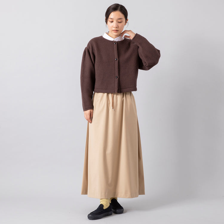 モデル身長163cm,lelillの4wayTCシャツ|MANONのSIDE TUCK TIGHT SKIRT|MOONSTARのLOAFY,https://market.e-begin.jp/products/ana_lel0759o_lala|https://market.e-begin.jp/products/mks_mnn0673r_lala|https://market.e-begin.jp/products/mns_mns0147p_lala