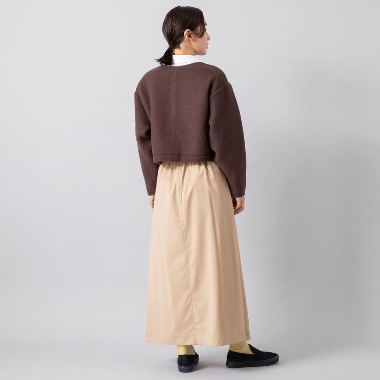 モデル身長163cm,lelillの4wayTCシャツ|MANONのSIDE TUCK TIGHT SKIRT|MOONSTARのLOAFY,https://market.e-begin.jp/products/ana_lel0759o_lala|https://market.e-begin.jp/products/mks_mnn0673r_lala|https://market.e-begin.jp/products/mns_mns0147p_lala