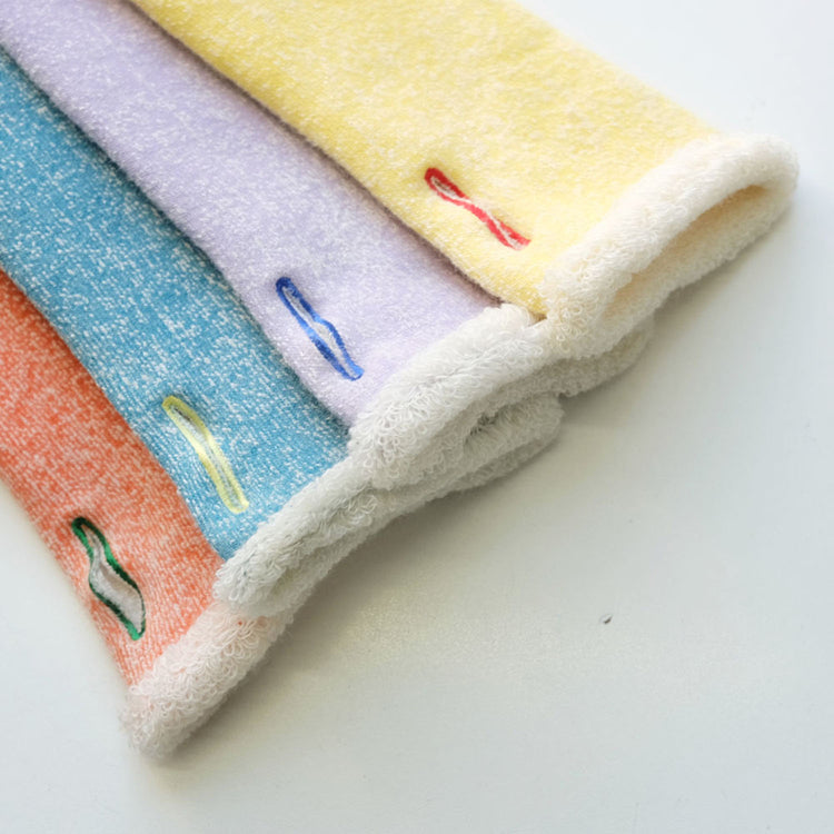 meri ja kuu | メリヤクー　ORIGAMIパイルハンドウォーマー