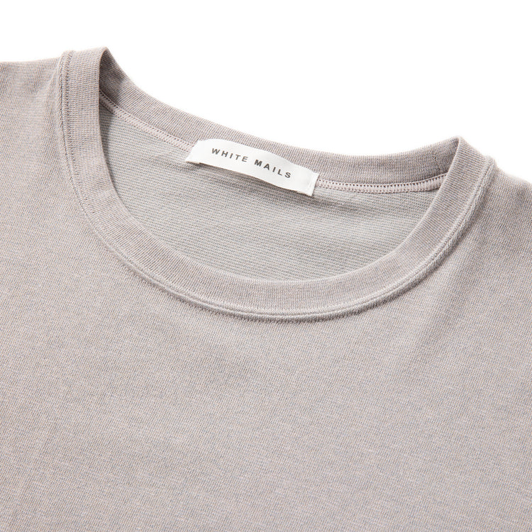WHITE MAILS | ホワイトメイルズ　COTTON PAPER HIGH STRETCH CREWNECK HALF SLEEVE TEE