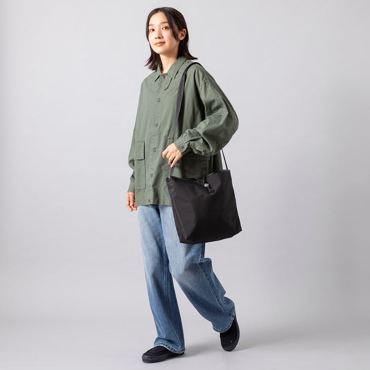 モデル身長163cm,BARNS OUTFITTERSのFATIGUE JKT|VENT BLANC+の12oz デニム コクーン パンツ|MOONSTARのLOAFY,https://market.e-begin.jp/products/tka_bof0637r_lala|https://market.e-begin.jp/products/stl_ven0683r_lala|https://market.e-begin.jp/products/mns_mns0147p_lala