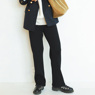 BATONER | バトナ―　LaLa Begin別注 SOLID WOOL RIB PANTS