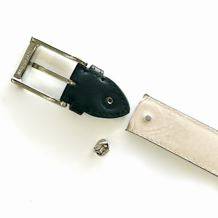 azabu tailor | アザブ テーラー　牛革ベルト ANNONAY MARGO (ブラック)